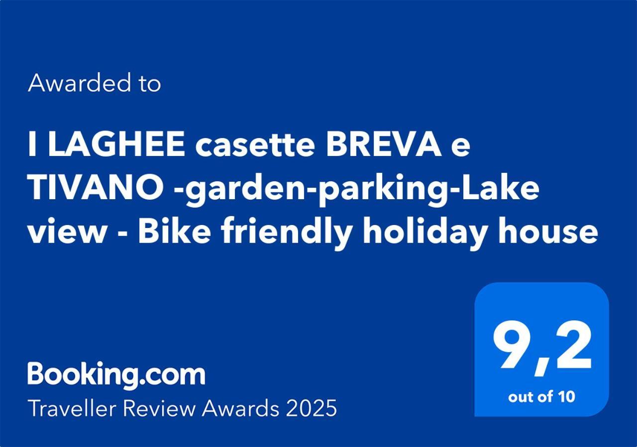 I Laghee Casette Breva E Tivano -Garden-Parking-Lake View - Bike Friendly Holiday House Colico Extérieur photo